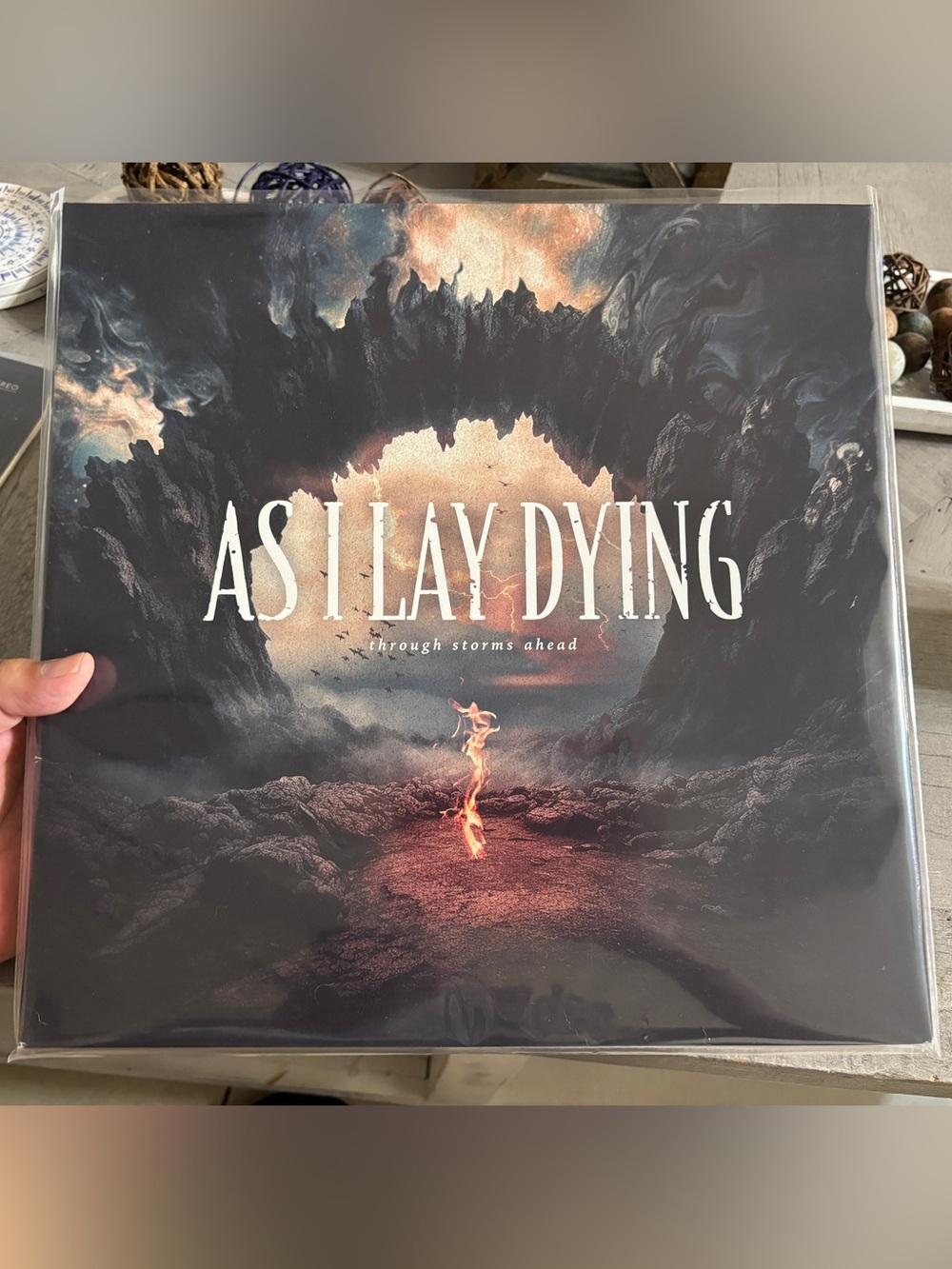 Bundle As I Lay Dying Through Storms Ahead (2024) 12" Vinyl and 3 Disc DVD
